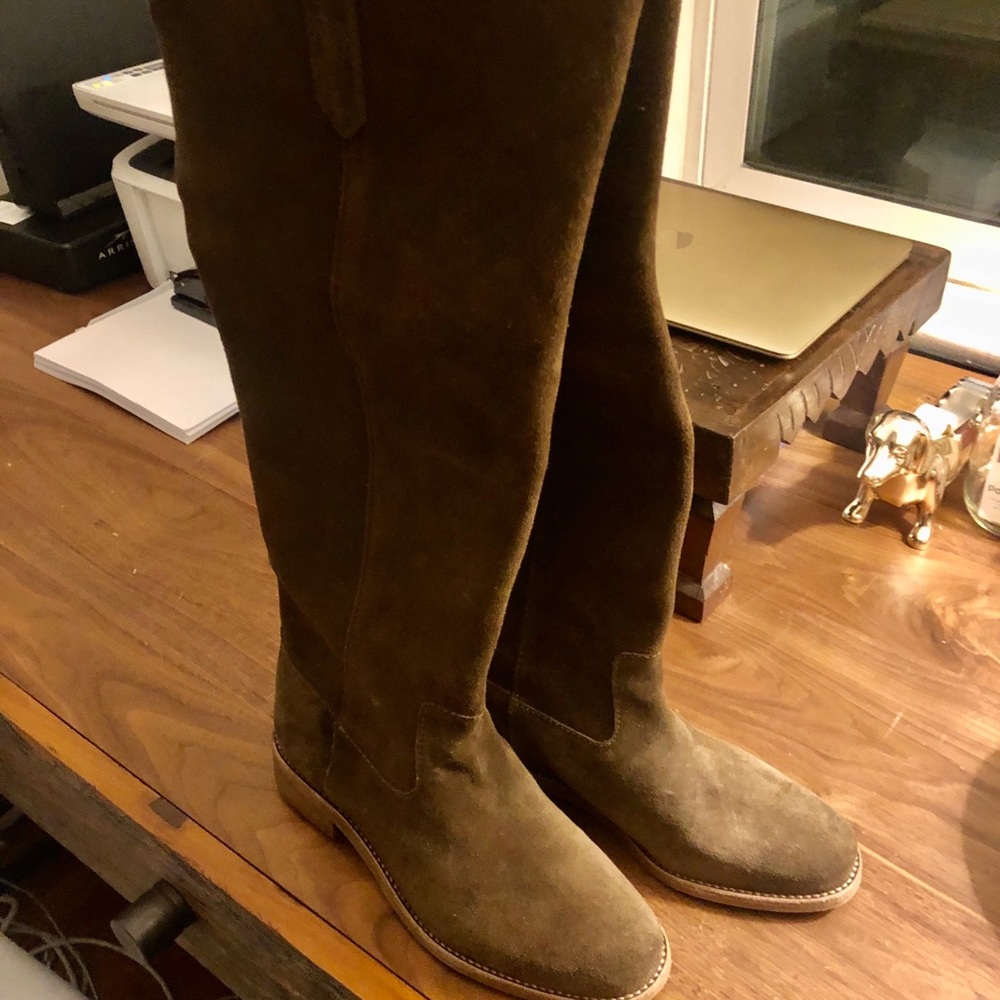Madewell Suede Knee High Boots